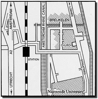 map of breukelen, netherlands